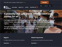 Tablet Screenshot of civilrightsdefenders.org